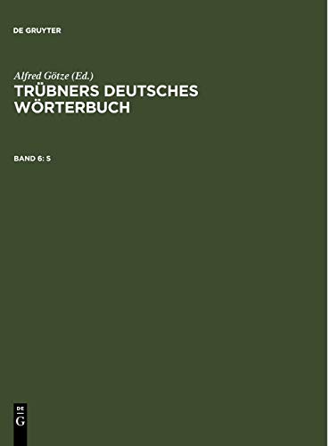 Trübners Deutsches Wörterbuch / S