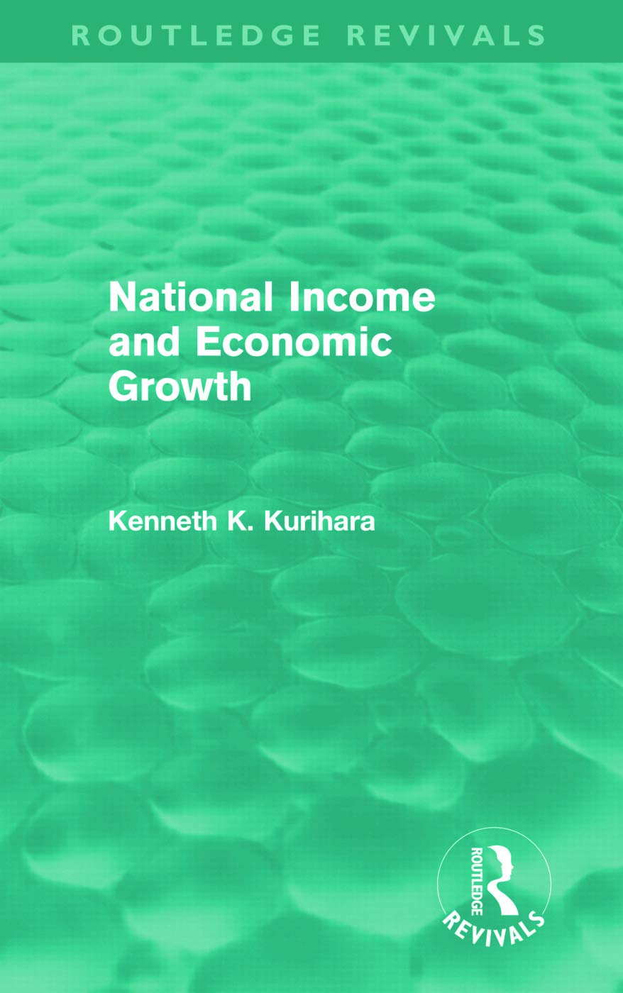National Income and Economic Growth (Routledge Revivals)