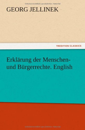 Erklärung der Menschen- und Bürgerrechte. English
