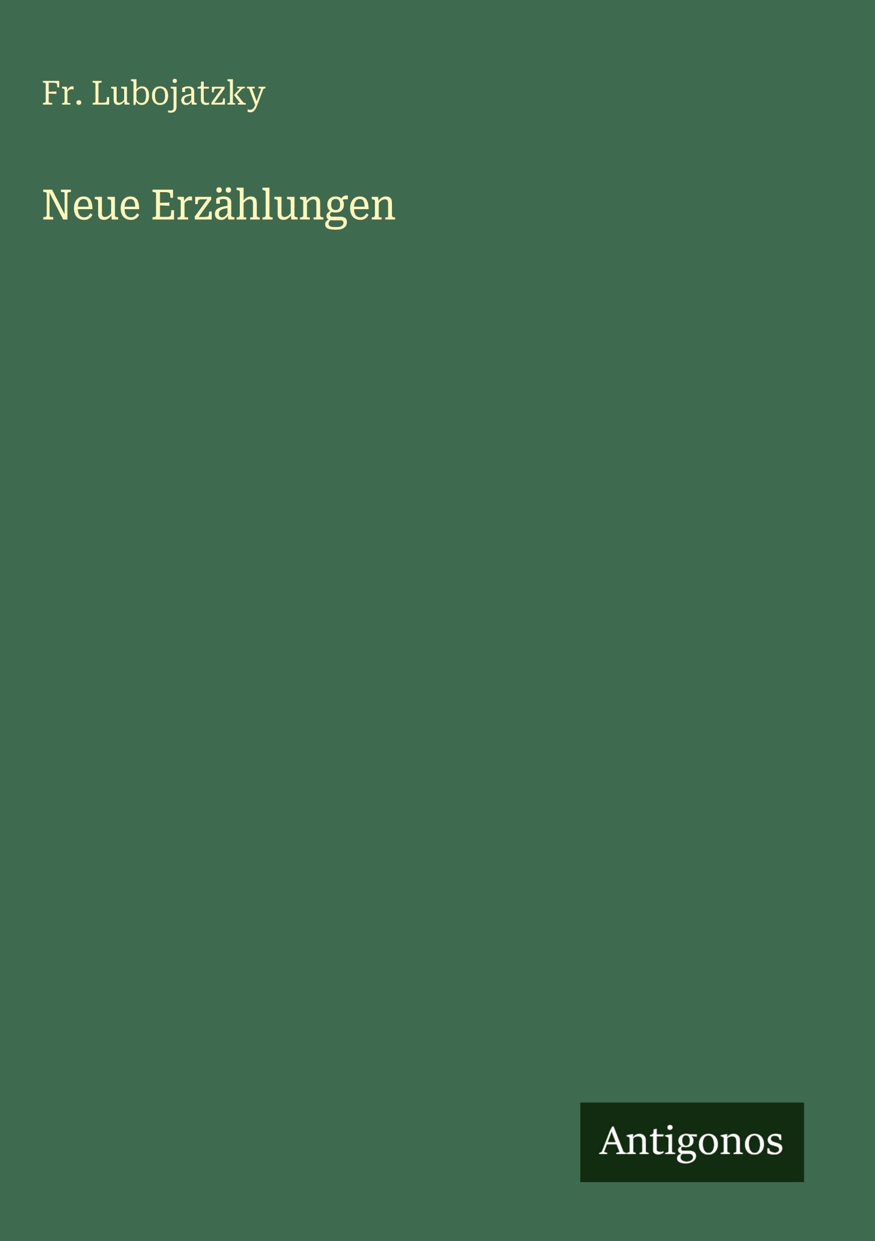 Neue Erzählungen