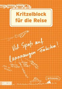 Kritzelblock für die Reise: Mehr Spaß auf laaaaangen Fahrten!