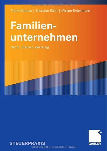 Frank Hannes - GEBRAUCHT Familienunternehmen Recht Steuern Beratung - Preis vom 02062023 050629 h