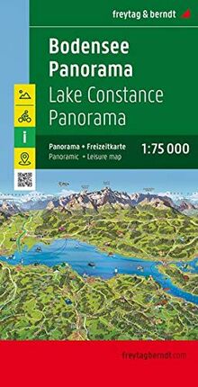 Bodensee Panorama, Freizeitkarte 1:75.000: Mit Panoramakarte (freytag & berndt Auto + Freizeitkarten) von Freytag-Berndt und ARTARIA | Buch | Zustand gut