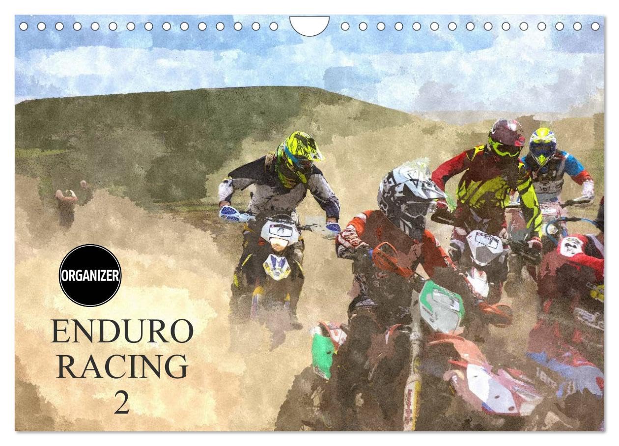 ENDURO RACING 2 (Wall Calendar 2026 DIN A4 landscape), CALVENDO 12 Month Wall Calendar: Off road racing at its best