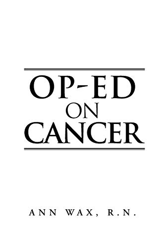 Ann Wax Op-Ed On Cancer