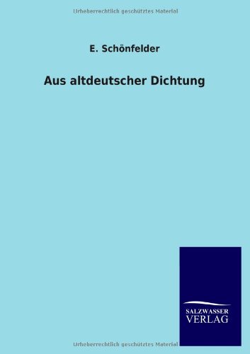 Aus altdeutscher Dichtung