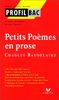 Petits poèmes en prose, Charles Baudelaire (Profil d'une Oeuvre)