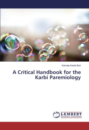 A Critical Handbook for the Karbi Paremiology