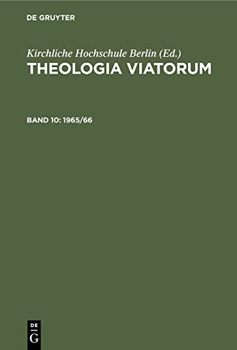1965/66 (Theologia Viatorum)