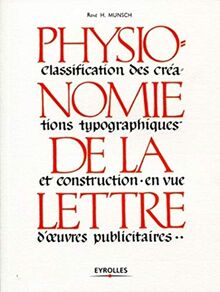Physionomie de la lettre : classification des créations typographiques et construction en vue d'oeuvres publicitaires