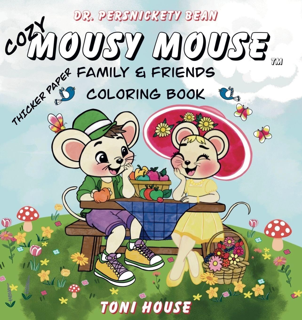 Cozy Mousy Mouse Family & Friends Coloring Book