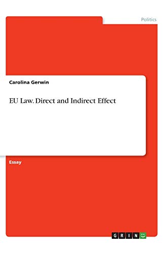 EU Law. Direct and Indirect Effect