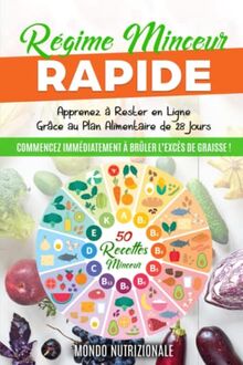 Régime Minceur Rapide: Commencez Immédiatement à Brûler l’Excès de Graisse ! Apprenez à Rester en Ligne Grâce au Plan Alimentaire de 28 Jours + 50 Recettes Minceur