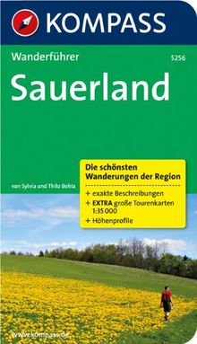 Sauerland: Wanderführer mit Tourenkarten und Höhenprofilen