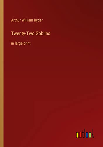 Twenty-Two Goblins: in large print
