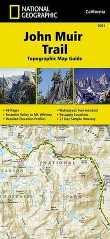John Muir Trail Topographic Map Guide (National Geographic Trails Illustrated Map)