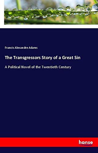 The Transgressors Story of a Great Sin: A Political Novel of the Twentieth Century