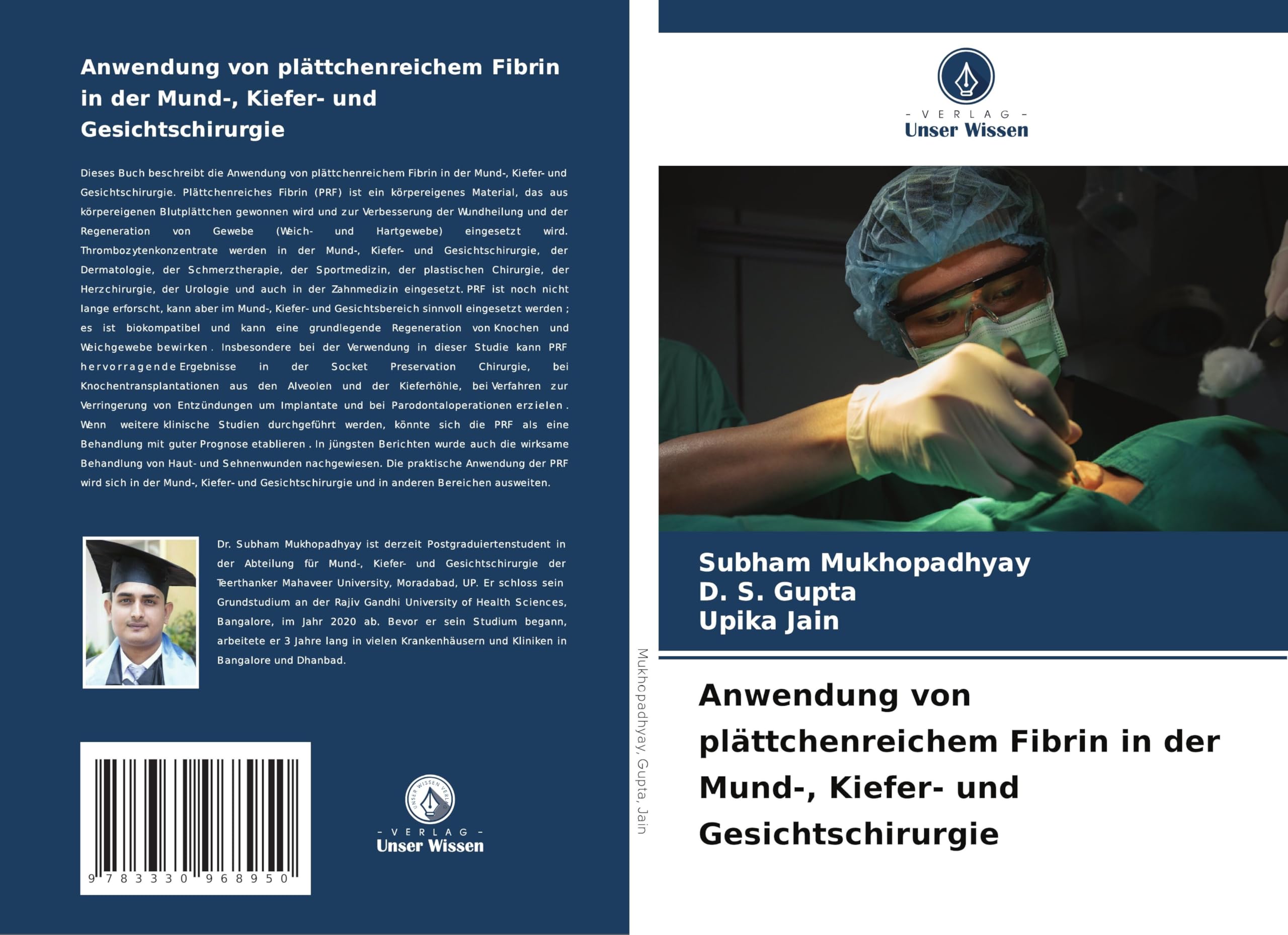 Anwendung von plättchenreichem Fibrin in der Mund-, Kiefer- und Gesichtschirurgie