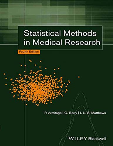 Statistical Methods In Medical Research