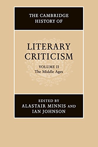 The Cambridge History of Literary Criticism: Volume 2, The Middle Ages