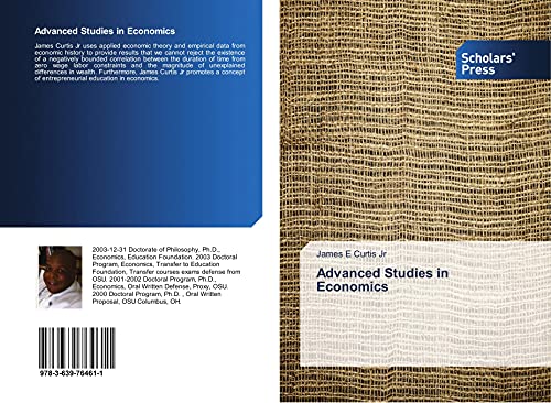 Advanced Studies in Economics