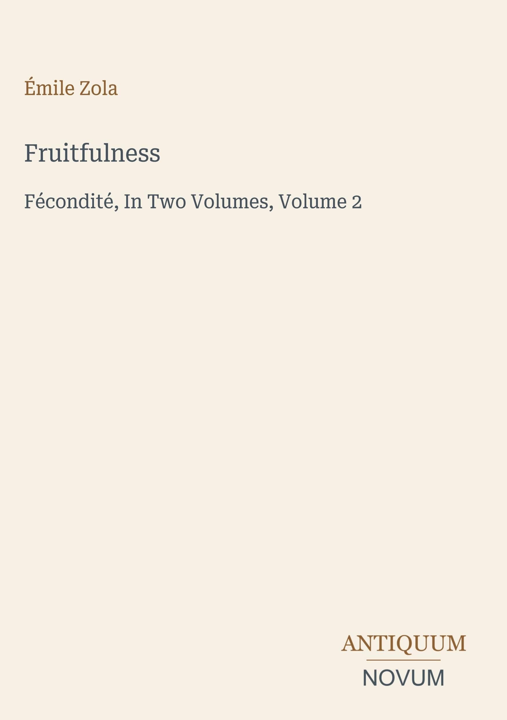 Fruitfulness