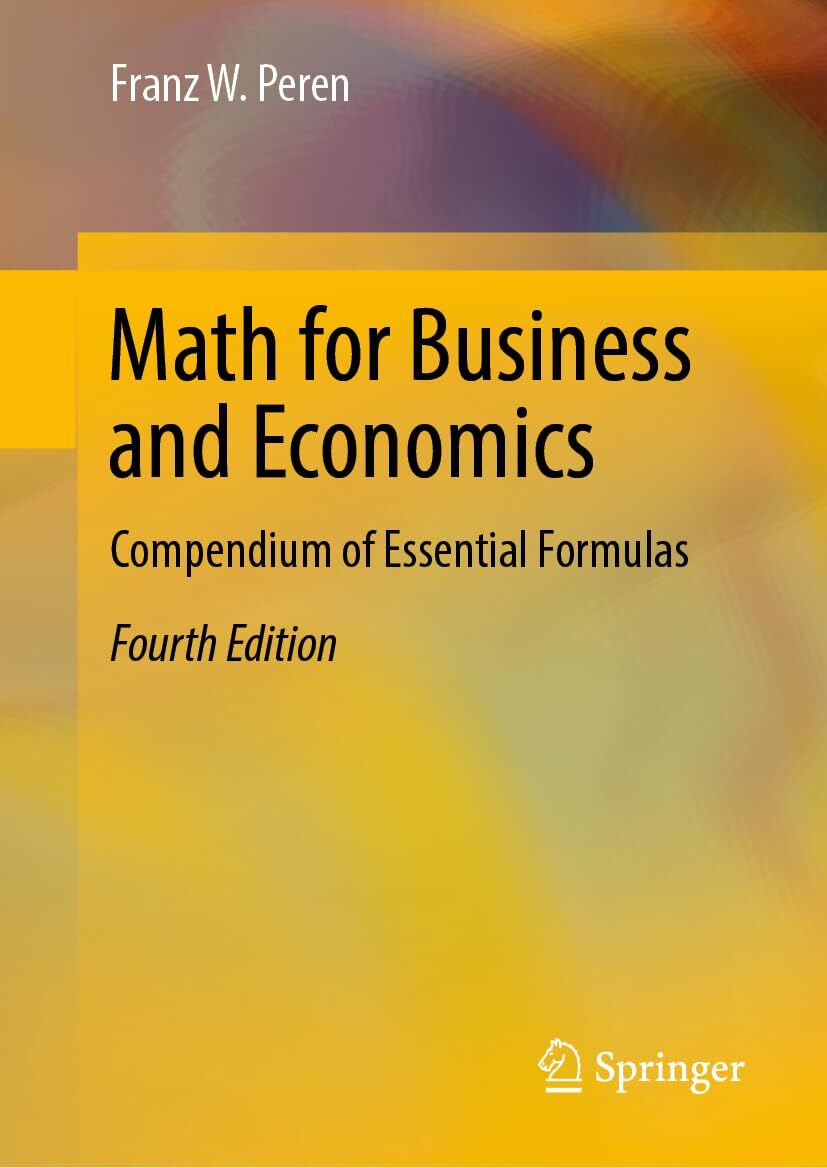 Math for Business and Economics