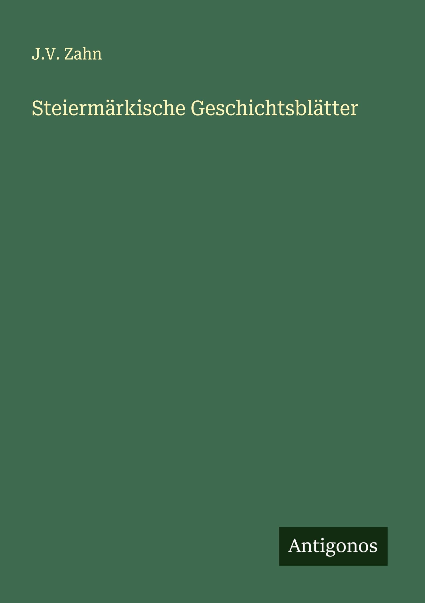 Steiermärkische Geschichtsblätter