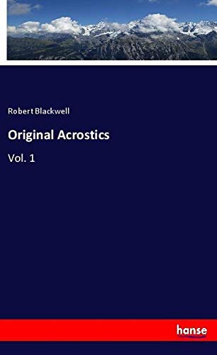 Original Acrostics: Vol. 1
