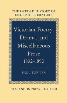 Victorian Poetry (Oxford History of English Literature Ser)