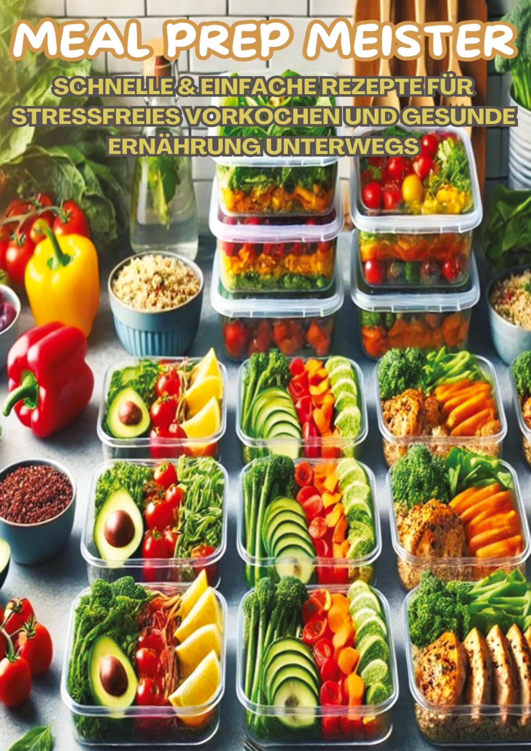MEAL PREP MEISTER: Stressfrei vorkochen: Schnelle & einfache Rezepte für gesunde Ernährung im Alltag, Büro und unterwegs