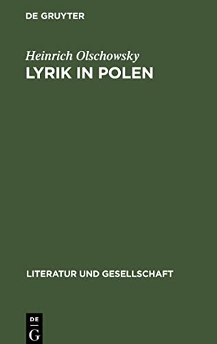 Lyrik in Polen: Strukturen und Traditionen im 20. Jahrhundert