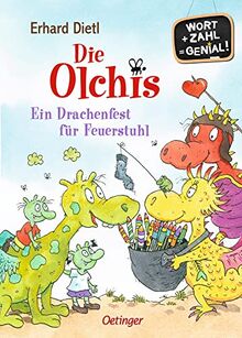 Die Olchis. Ein Drachenfest für Feuerstuhl: Wort + Zahl = genial! Level 1