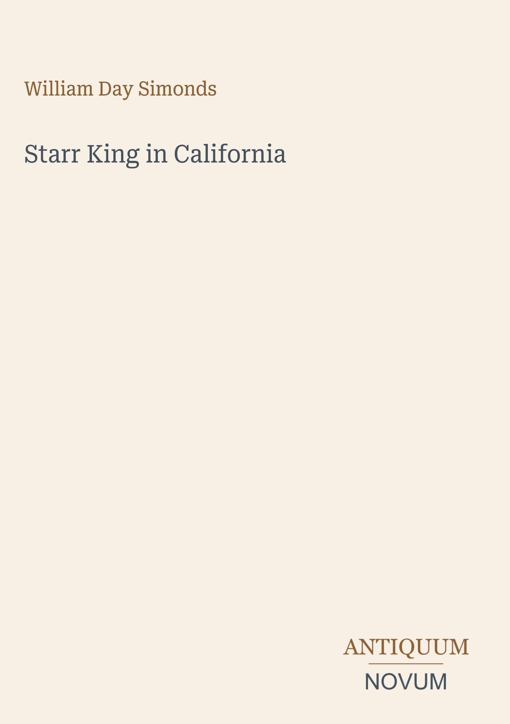 Starr King in California