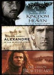 Coffret epopees : braveheart ; alexandre ; kingdom of heaven [FR IMPORT]
