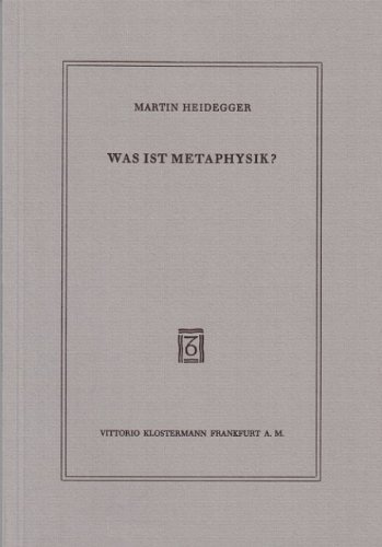 Was ist Metaphysik?