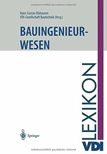 VDI-Lexikon Bauingenieurwesen (VDI-Buch)