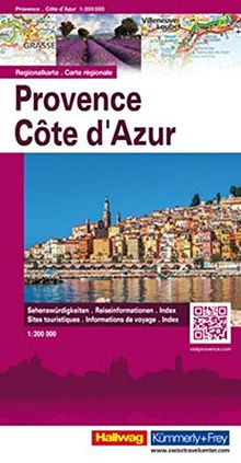Provence C'ote dÀzur` 1:200 000 (Hallwag Regionalkarten) von Hallwag | Buch | Zustand gut