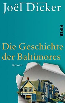 Die Geschichte der Baltimores: Roman von Dicker, Joël | Buch | Zustand sehr gut
