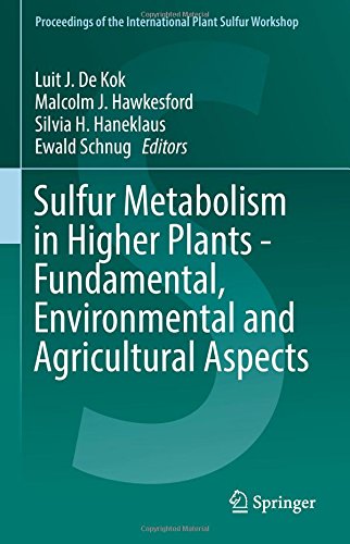 Sulfur Metabolism in Higher Plants - Fundamental, Environmental and Agricultural Aspects (Proceedings of the International Plant Sulfur Workshop)