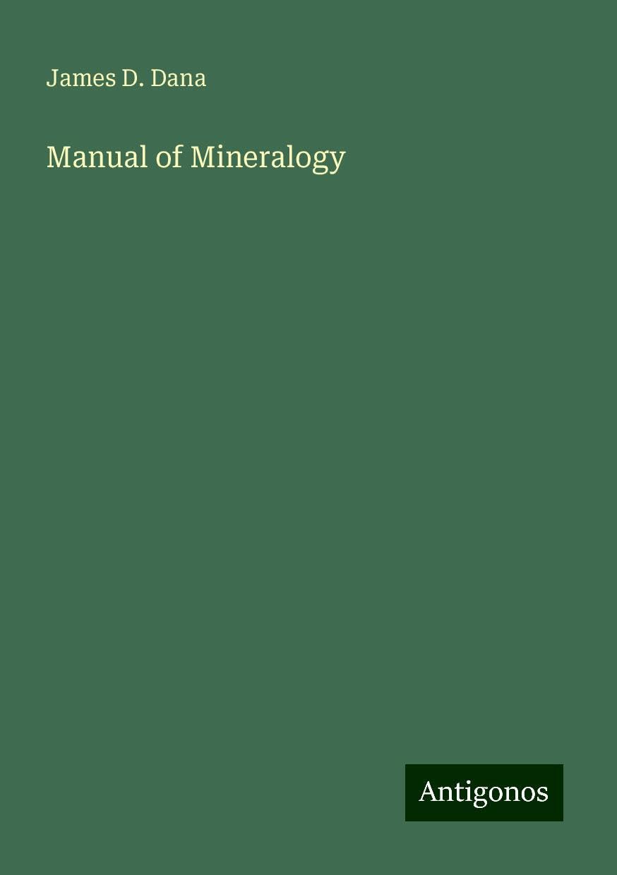 Manual of Mineralogy