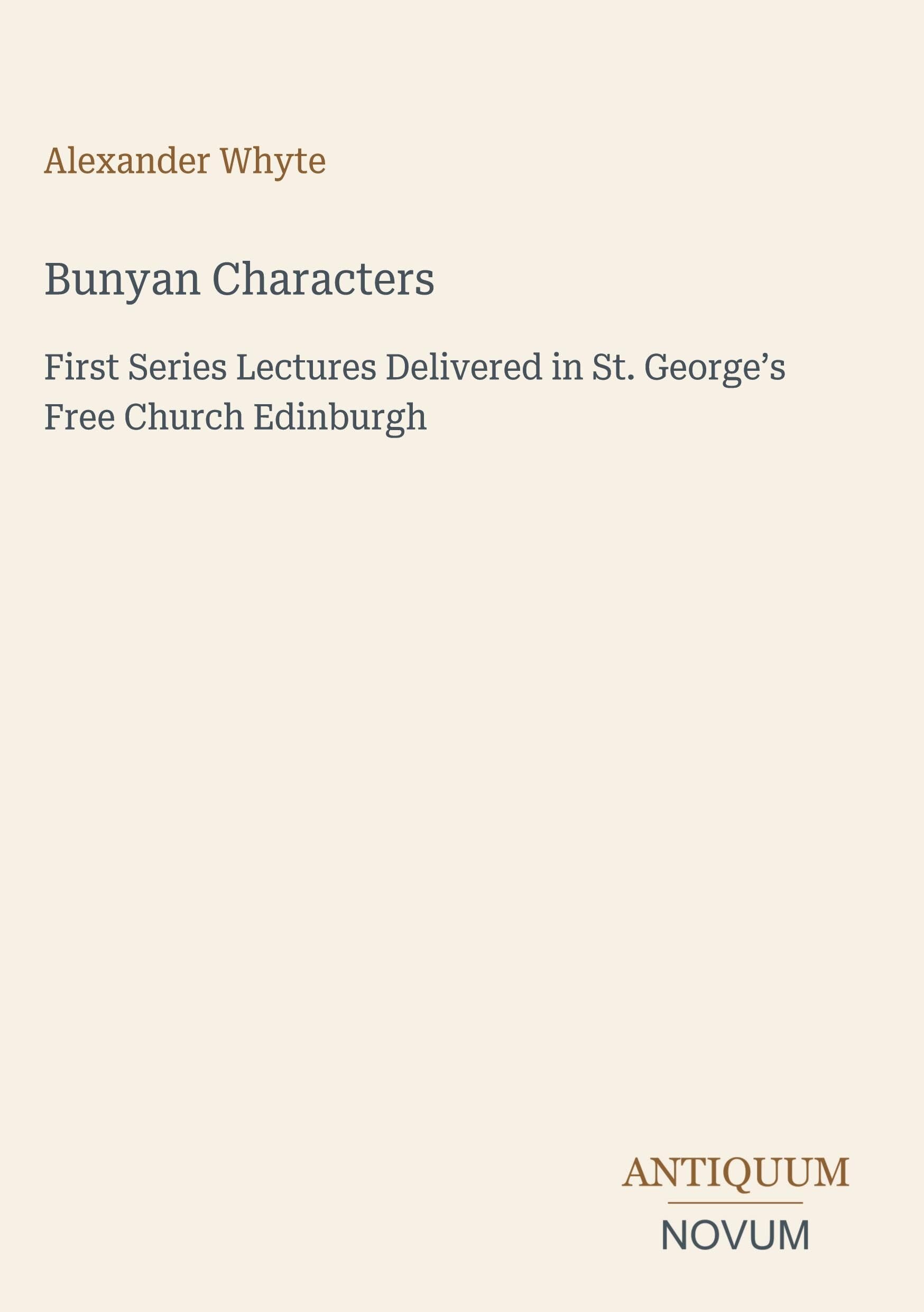 Bunyan Characters