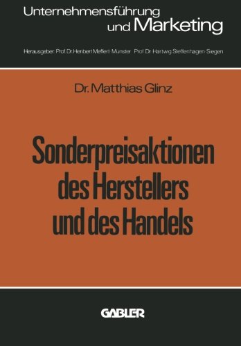 Sonderpreisaktionen des Herstellers und des Handels (Unternehmensführung und Marketing)