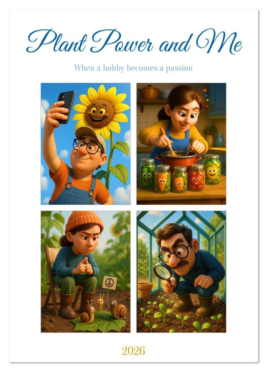 Plant Power and Me (Desk Calendar 2026 DIN A5 portrait), CALVENDO 12 Month DeskCalendar: Perfect for anyone who loves their garden and likes to laugh at themselves