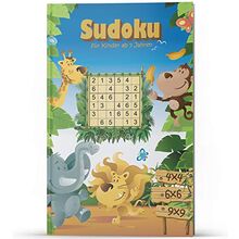 Sudoku für Kinder ab 7 Jahren: 200 Sudoku-Rätsel für Kinder, fördert logisches Denken, 4x4 6x6 9x9 Sudokus, leicht bis schwer, Konzentrationsspiele, ... für Kinder, tolle Beschäftigung für Kinder