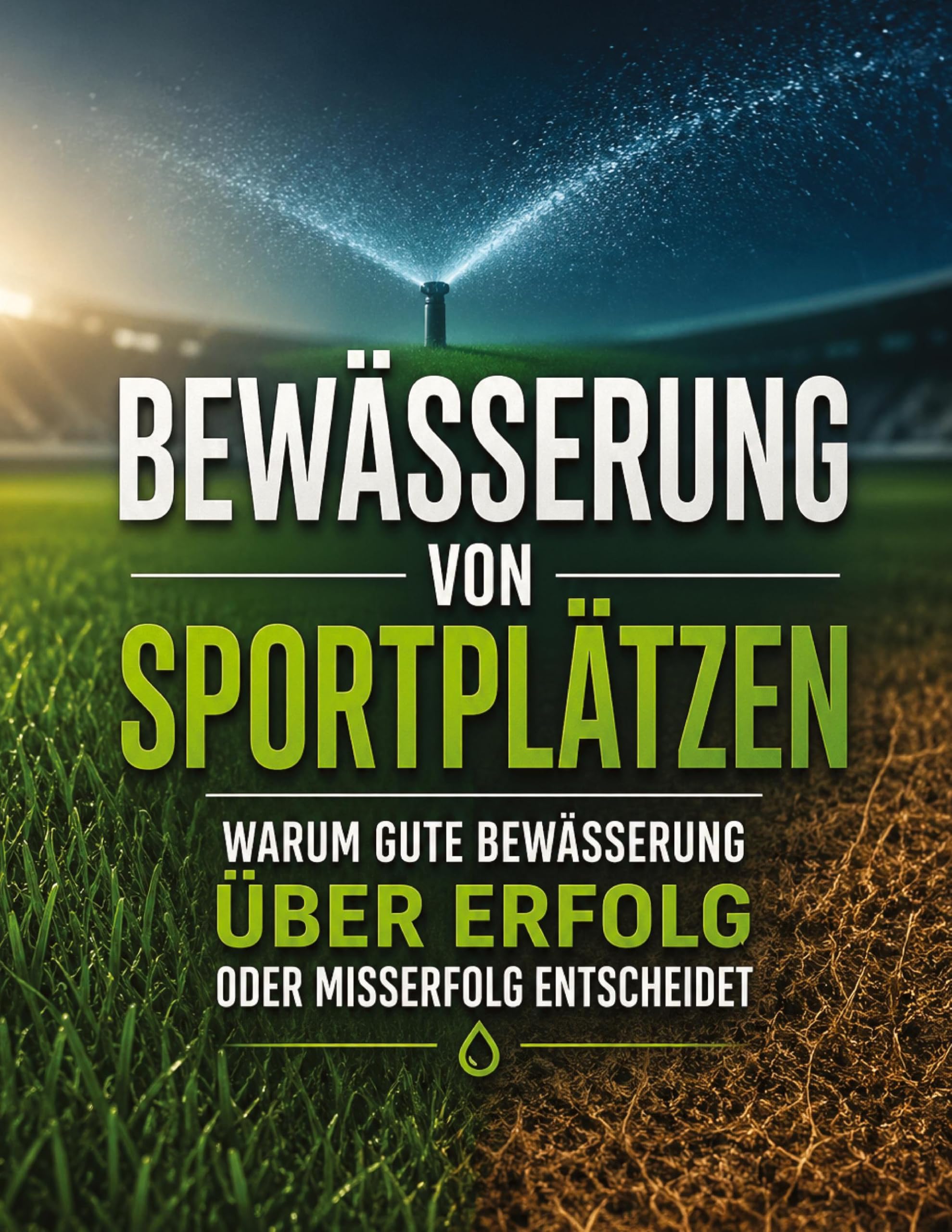Der große Leitfaden für perfekte Sportplatzbewässerung - Wie Sie Ihren Rasen dauerhaft gesund, effizient und kostensparend bewässern: Alles, was ... - von der Planung bis zur Automatisierung