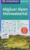 Allgäuer Alpen, Kleinwalsertal: 5in1 Wanderkarte 1:50000 mit Panorama, Aktiv Guide und Detailkarten inklusive Karte zur offline Verwendung in der ... Langlaufen. (KOMPASS-Wanderkarten, Band 3)