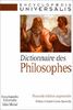 Dictionnaire Des Philosophes (Universalis)