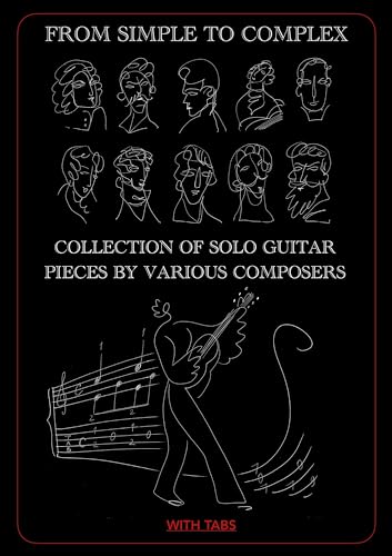 Collection of solo guitar pieces by various composers