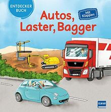 Autos, Laster, Bagger: Mein Entdeckerbuch mit Klappen